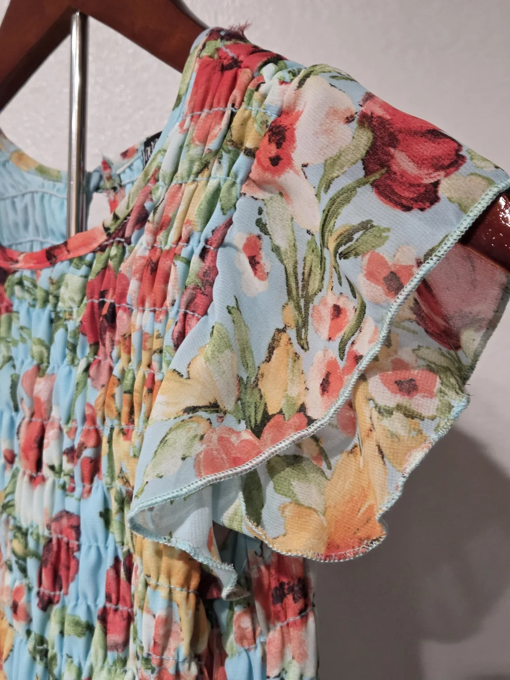 Ava & Yelly Von Maur Floral Smocked Dress